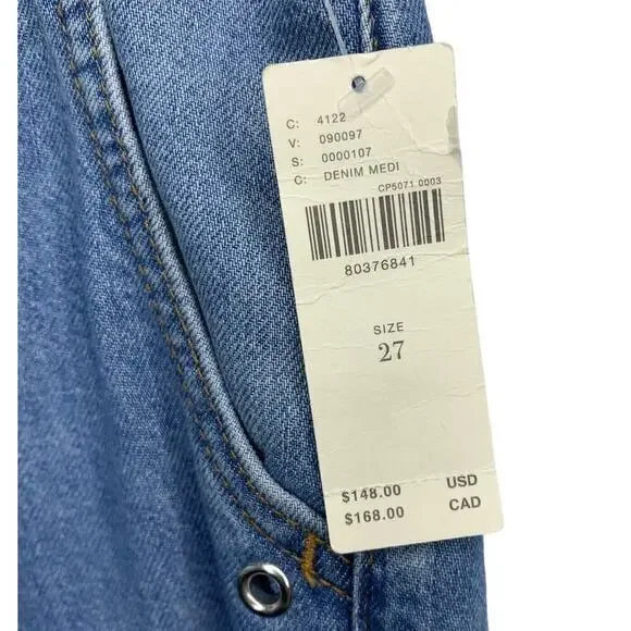 Anthropologie Pilcro Relaxed Drawstring Ankle Jeans Womens Size 27 NWT $148 - Picture 5 of 11